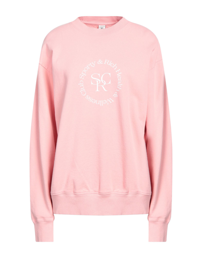 Shop Sporty And Rich Sporty & Rich Woman Sweatshirt Pink Size M Cotton