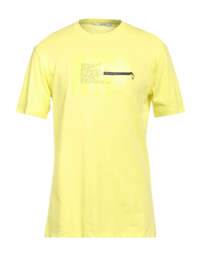 Shop Takeshy Kurosawa Man T-shirt Yellow Size Xl Cotton