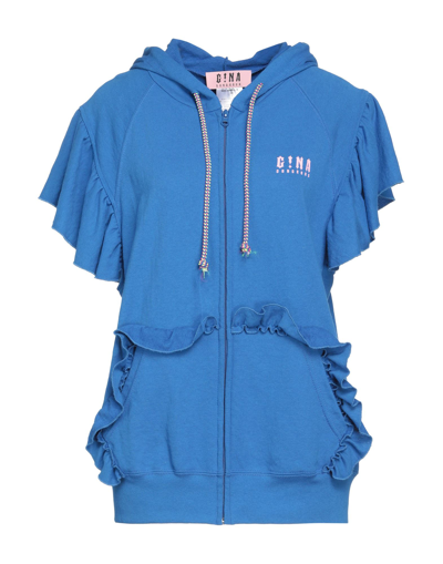 Shop Gna Sweatshirts In Azure