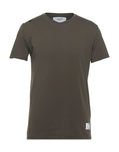 Shop The Editor Man T-shirt Military Green Size L Cotton