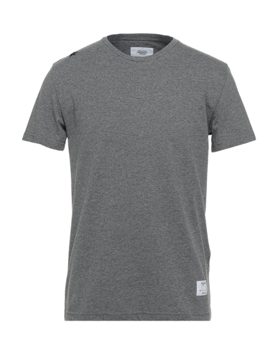 Shop The Editor Man T-shirt Lead Size S Cotton In Grey