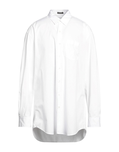 Shop Ann Demeulemeester Man Shirt White Size 36 Cotton