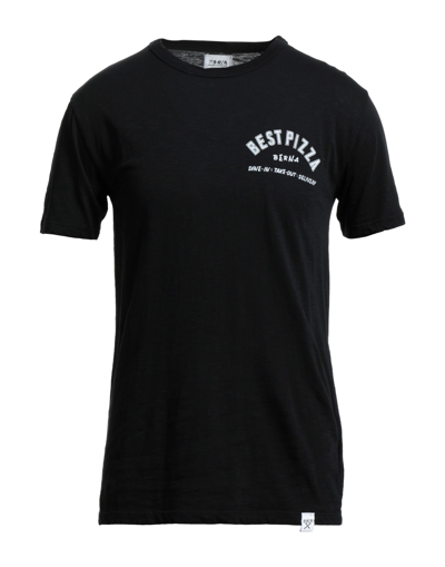 Shop Berna Man T-shirt Black Size Xxl Cotton
