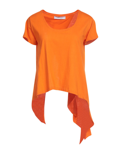 Shop Emma & Gaia Woman T-shirt Orange Size 12 Cotton