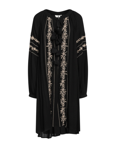 Shop Twinset Woman Mini Dress Black Size M Viscose, Polyester