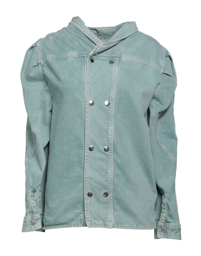 Shop Isabel Marant Woman Denim Shirt Pastel Blue Size 6 Cotton