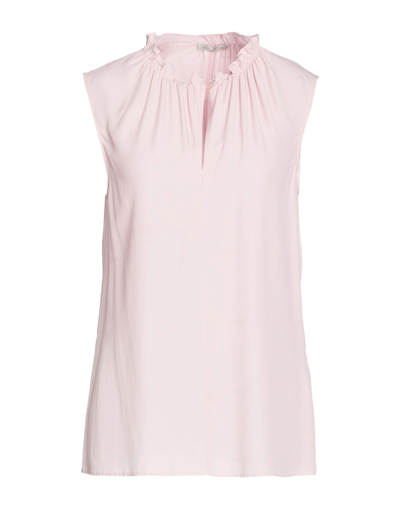 Shop Cristinaeffe Woman Top Light Pink Size 8 Acetate, Silk