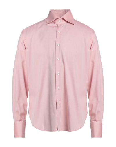 Shop Billionaire Man Shirt Salmon Pink Size 16 ½ Cotton