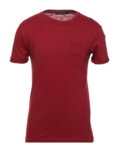 Shop Adriano Langella Man T-shirt Red Size Xl Cotton