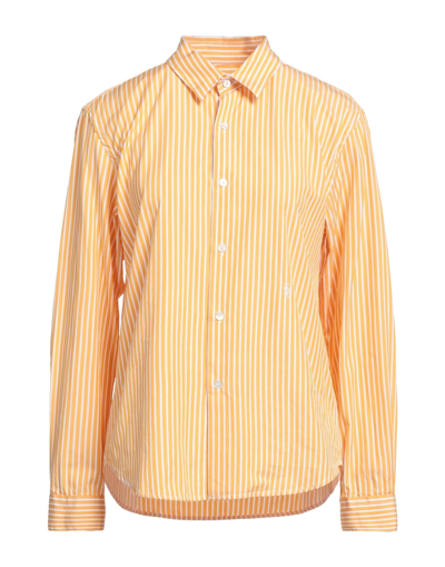Shop Sporty And Rich Sporty & Rich Woman Shirt Apricot Size M Cotton In Orange