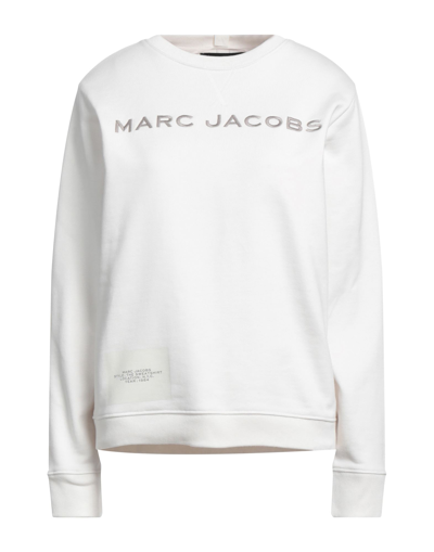 Shop Marc Jacobs Woman Sweatshirt Ivory Size Xl Cotton In White