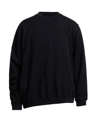 Shop Magliano Man Sweatshirt Black Size M Cotton, Elastane