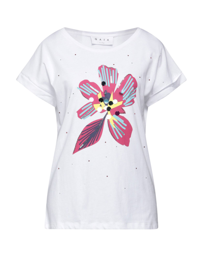 Gaia Life T-shirts In White | ModeSens