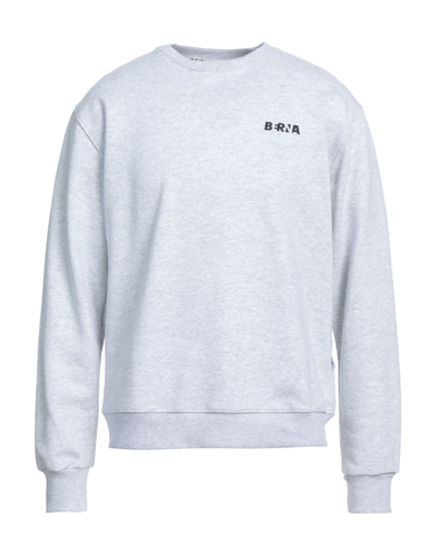 Shop Berna Man Sweatshirt Light Grey Size S Cotton
