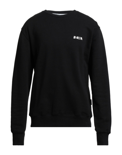 Shop Berna Man Sweatshirt Black Size Xl Cotton