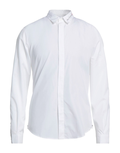 Shop Trussardi Man Shirt White Size 15 ¾ Cotton