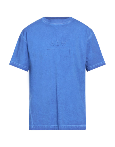 Shop A-cold-wall* Man T-shirt Blue Size S Cotton