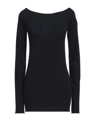Shop Sportmax Woman T-shirt Black Size Xl Modal, Polyester