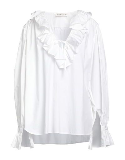 Shop Pdr Phisique Du Role Woman Blouse White Size 00 Cotton