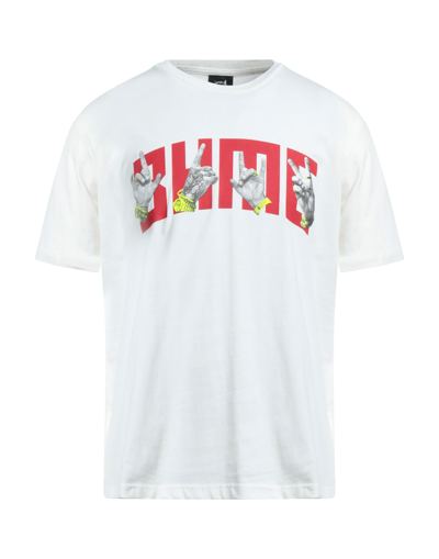 Shop Bhmg Man T-shirt Ivory Size S Cotton In White