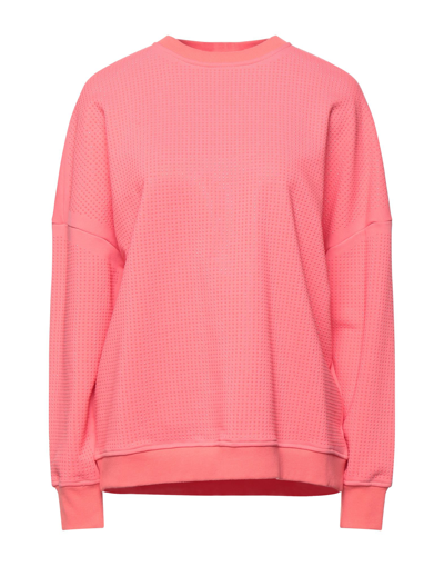 Shop Marc Ellis Sweatshirts In Salmon Pink