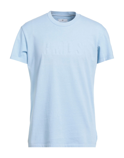 Shop Pmds Premium Mood Denim Superior Man T-shirt Sky Blue Size S Cotton