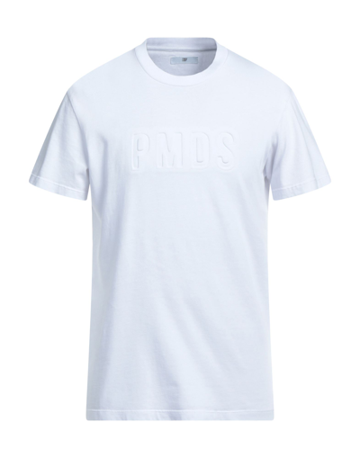 Shop Pmds Premium Mood Denim Superior Man T-shirt White Size S Cotton