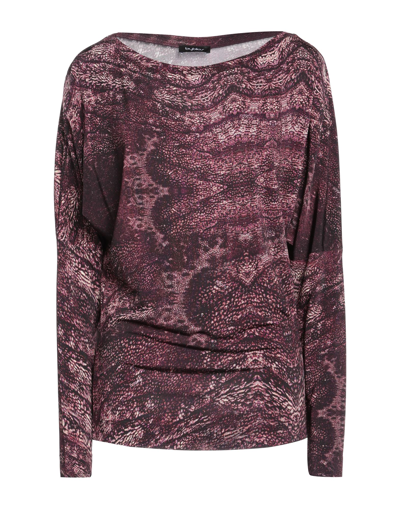 Shop Byblos Woman T-shirt Purple Size S Viscose, Elastane