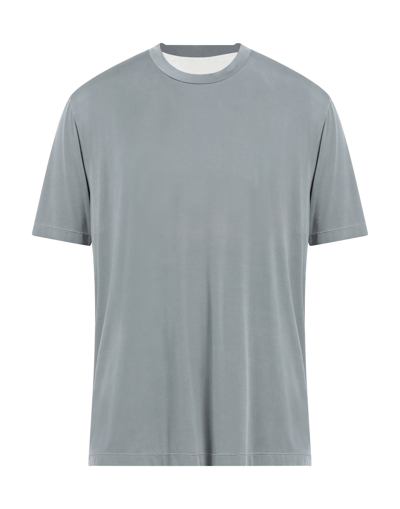Shop Daniele Fiesoli Man T-shirt Grey Size Xxl Cupro, Elastane