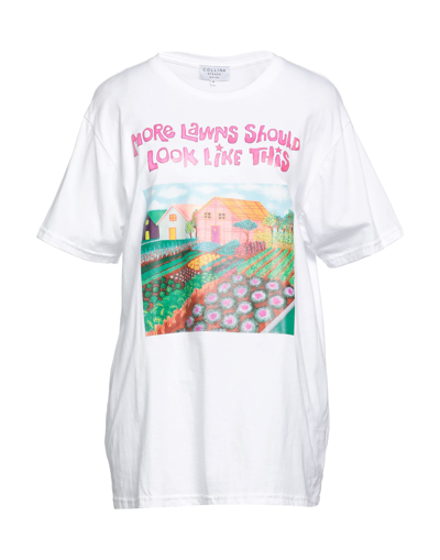 Shop Collina Strada Woman T-shirt White Size S Organic Cotton