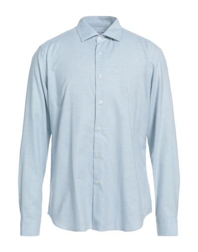 Shop Robert Friedman Man Shirt Sky Blue Size 15 ½ Cotton