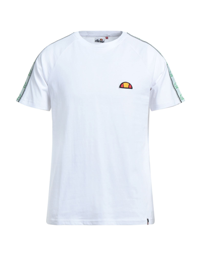 Shop Ellesse Man T-shirt White Size Xl Cotton