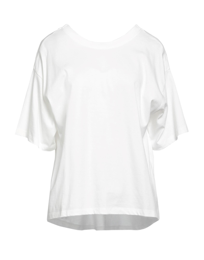 Shop 8pm Woman T-shirt White Size S Cotton