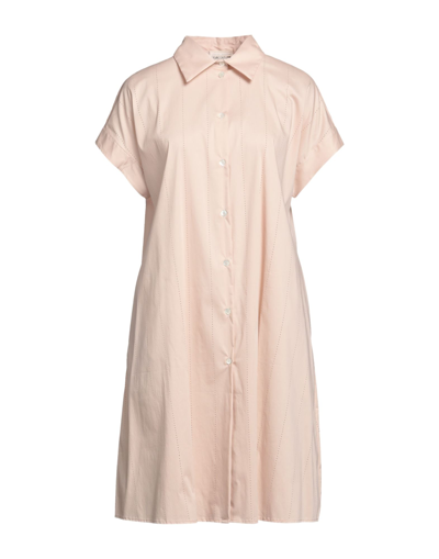 Shop Semicouture Woman Shirt Light Pink Size 8 Cotton, Polyamide, Elastane