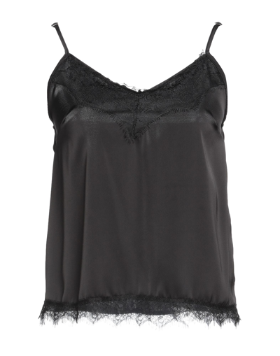 Shop Berna Woman Top Black Size Xs Polyester