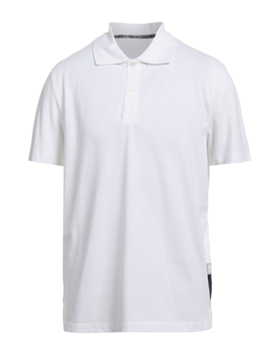 Shop Bikkembergs Man Polo Shirt White Size M Cotton