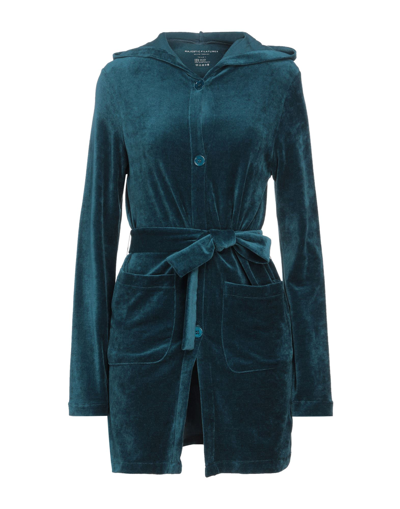 Shop Majestic Filatures Woman Sweatshirt Deep Jade Size 1 Cotton, Modal, Elastane In Green