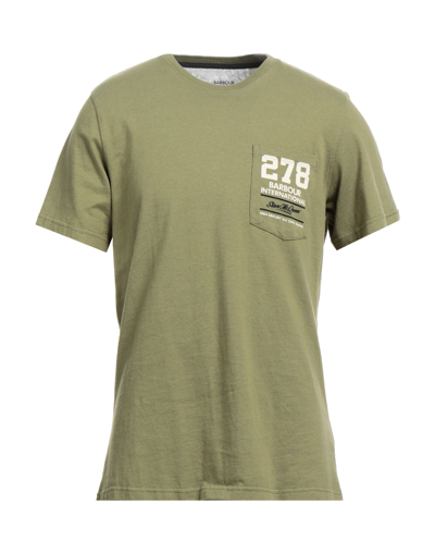 Barbour T-shirts In Green