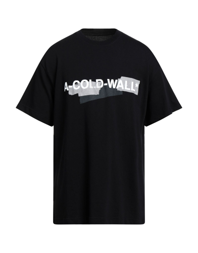 Shop A-cold-wall* Man T-shirt Black Size M Cotton