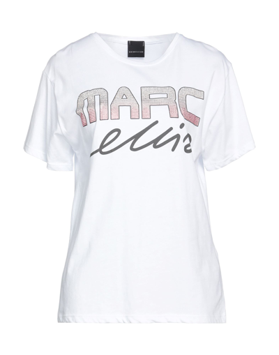 Shop Marc Ellis Woman T-shirt White Size S Cotton