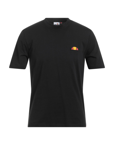 Shop Ellesse Man T-shirt Black Size S Cotton