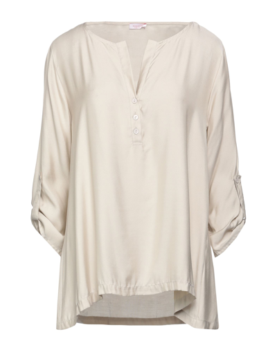 Shop Rossopuro Blouses In Ivory