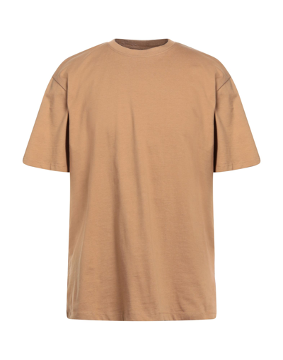 Shop Only & Sons Man T-shirt Camel Size Xxl Cotton In Beige