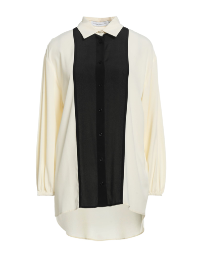 Shop Space Simona Corsellini Simona Corsellini Woman Shirt Ivory Size 8 Acetate, Silk In White