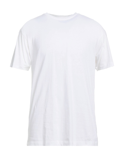 Shop Bikkembergs Man T-shirt White Size S Cotton, Elastane, Polyester