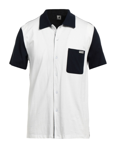 Shop Kangol Man Shirt Midnight Blue Size Xl Cotton