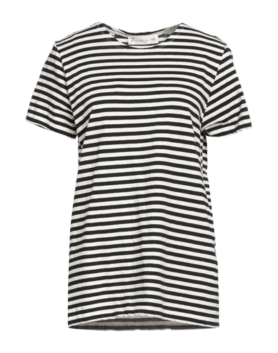 Shop Pdr Phisique Du Role Woman T-shirt Black Size 0 Cotton, Linen