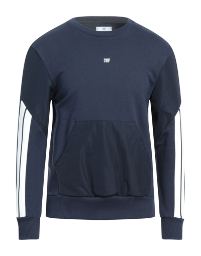 Shop Pmds Premium Mood Denim Superior Man Sweatshirt Midnight Blue Size S Cotton