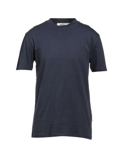 Shop Minimum Man T-shirt Midnight Blue Size S Organic Cotton