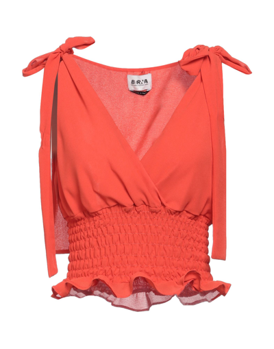 Shop Berna Woman Top Orange Size S Polyester